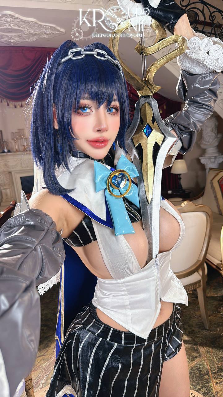 #Byoru Ouro Kronii [82P,21V 3.85Gb] 标签🏷️#蜜桃臀 #巨乳 #肥鲍 - 写真摄影作品第20张照片，photo 30333