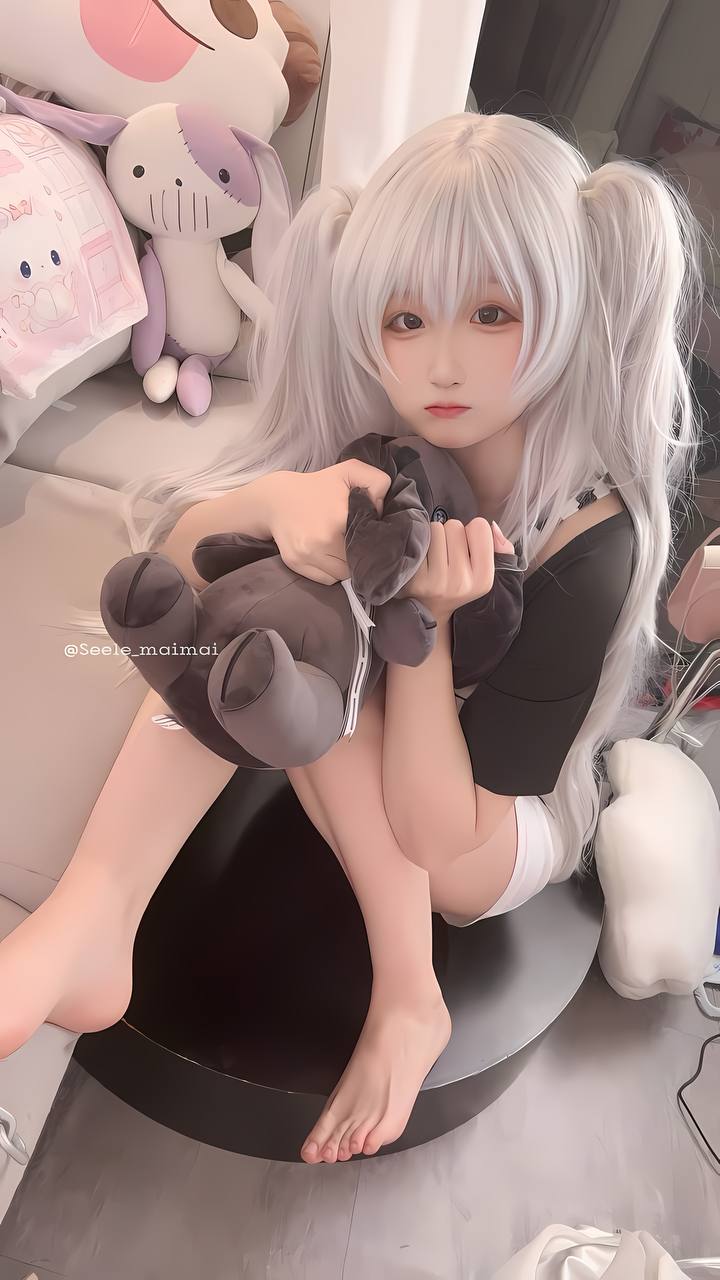 #Seele麦麦 No.021 – 白色双马尾 [16P 82Mb] 标签🏷️#幼态 #足控 #萝莉 - 写真摄影作品第12张照片，photo 30161