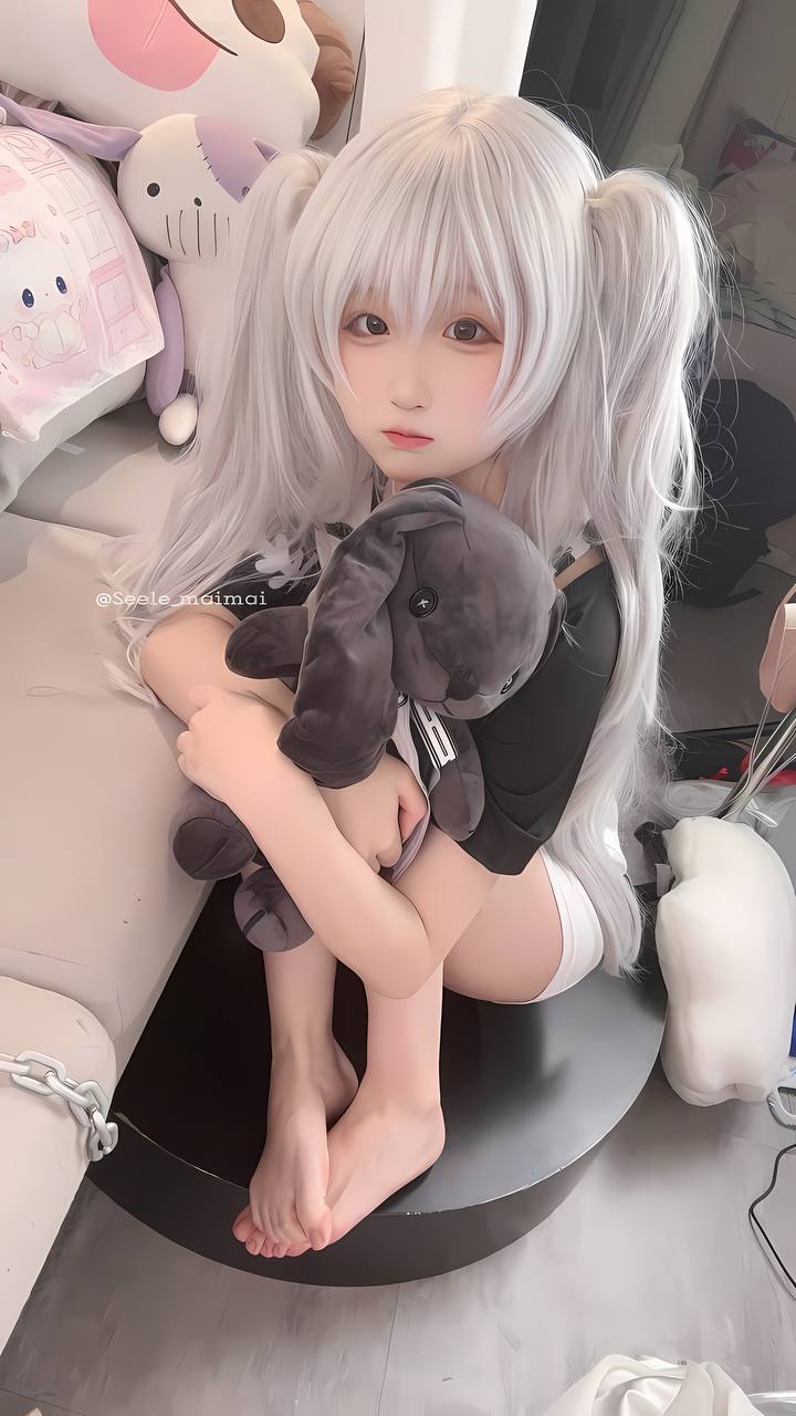 #Seele麦麦 No.021 – 白色双马尾 [16P 82Mb] 标签🏷️#幼态 #足控 #萝莉 - 写真摄影作品第13张照片，photo 30162