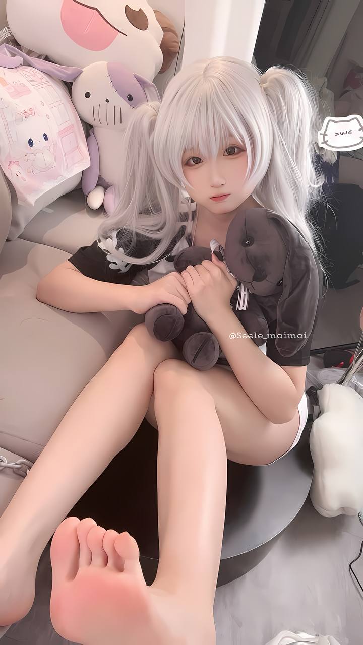 #Seele麦麦 No.021 – 白色双马尾 [16P 82Mb] 标签🏷️#幼态 #足控 #萝莉 - 写真摄影作品第14张照片，photo 30163