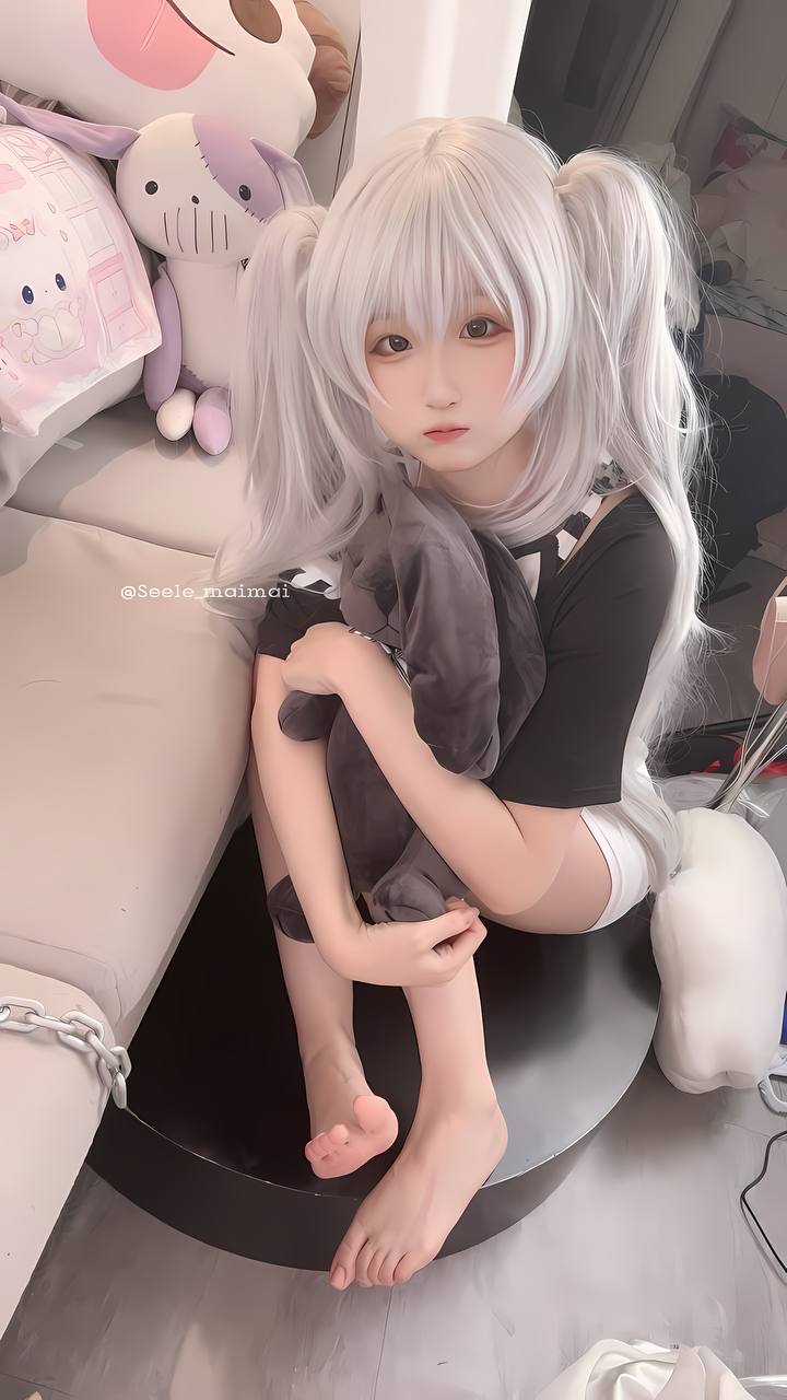 #Seele麦麦 No.021 – 白色双马尾 [16P 82Mb] 标签🏷️#幼态 #足控 #萝莉 - 写真摄影作品第11张照片，photo 30165