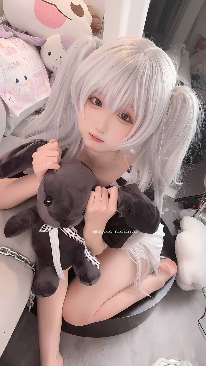 #Seele麦麦 No.021 – 白色双马尾 [16P 82Mb] 标签🏷️#幼态 #足控 #萝莉 - 写真摄影作品第9张照片，photo 30166
