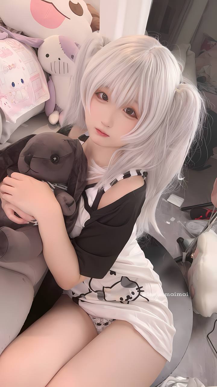 #Seele麦麦 No.021 – 白色双马尾 [16P 82Mb] 标签🏷️#幼态 #足控 #萝莉 - 写真摄影作品第3张照片，photo 30172