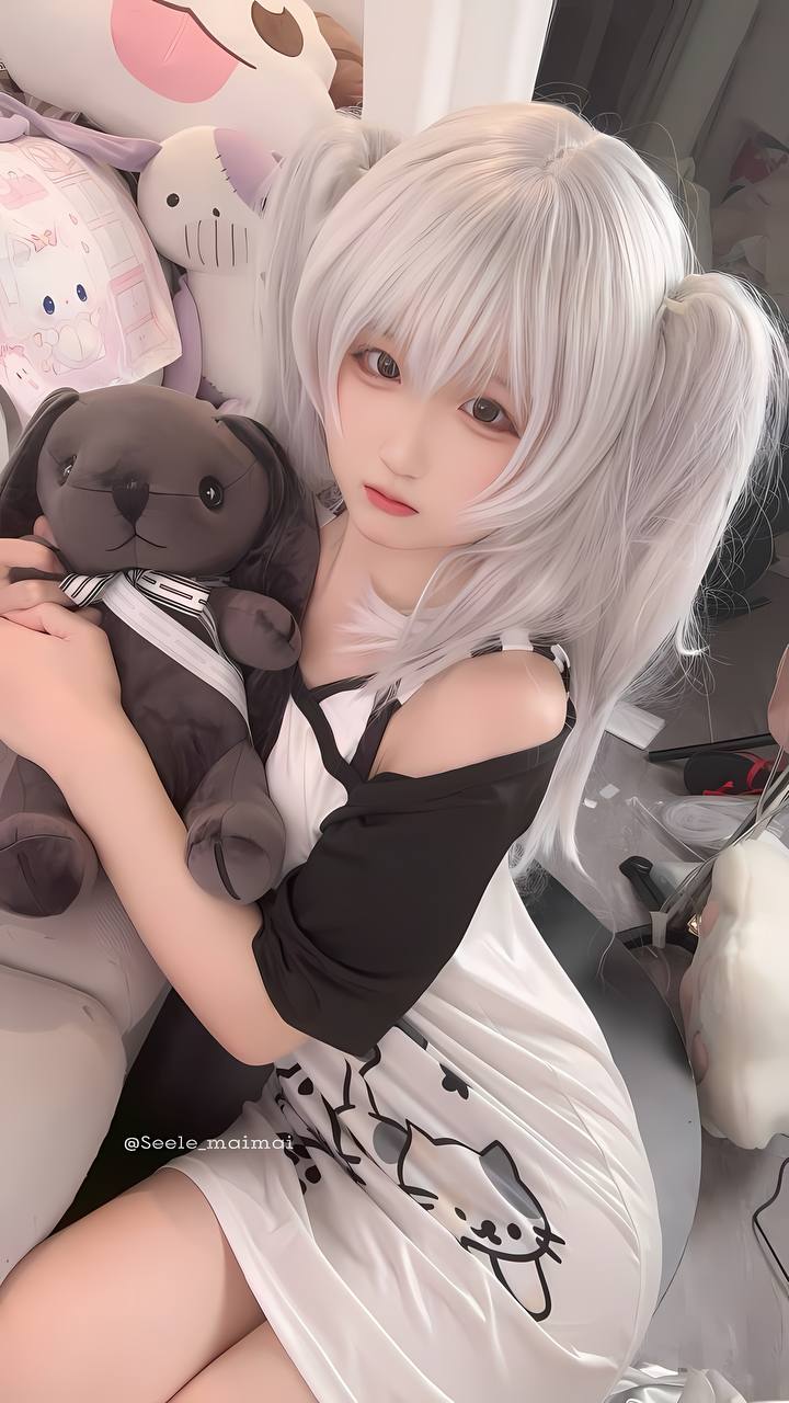#Seele麦麦 No.021 – 白色双马尾 [16P 82Mb] 标签🏷️#幼态 #足控 #萝莉 - 写真摄影作品第1张照片，photo 30173