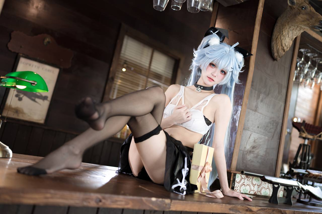 #九柒喵 No.029 – 少女前线·芙洛伦 药心 [29P 276Mb] 标签🏷️#黑丝 #粉足 #萝 - 写真摄影作品第8张照片，photo 30488