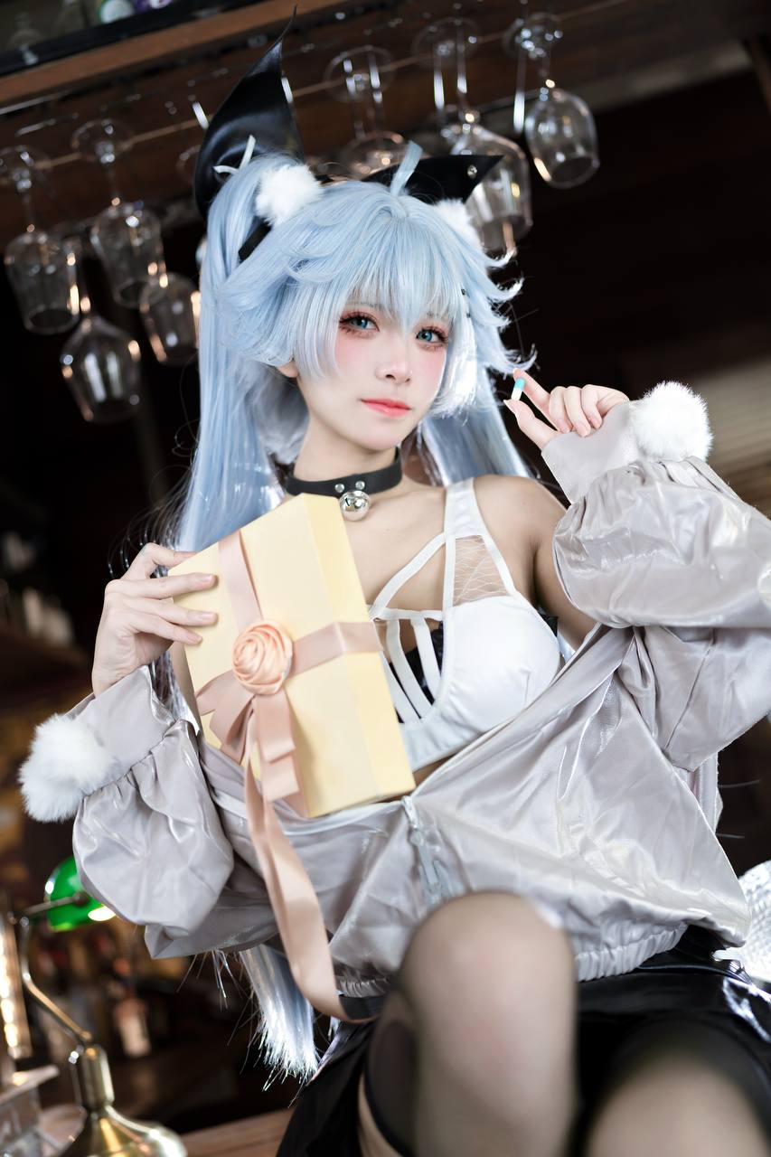#九柒喵 No.029 – 少女前线·芙洛伦 药心 [29P 276Mb] 标签🏷️#黑丝 #粉足 #萝 - 写真摄影作品第4张照片，photo 30495
