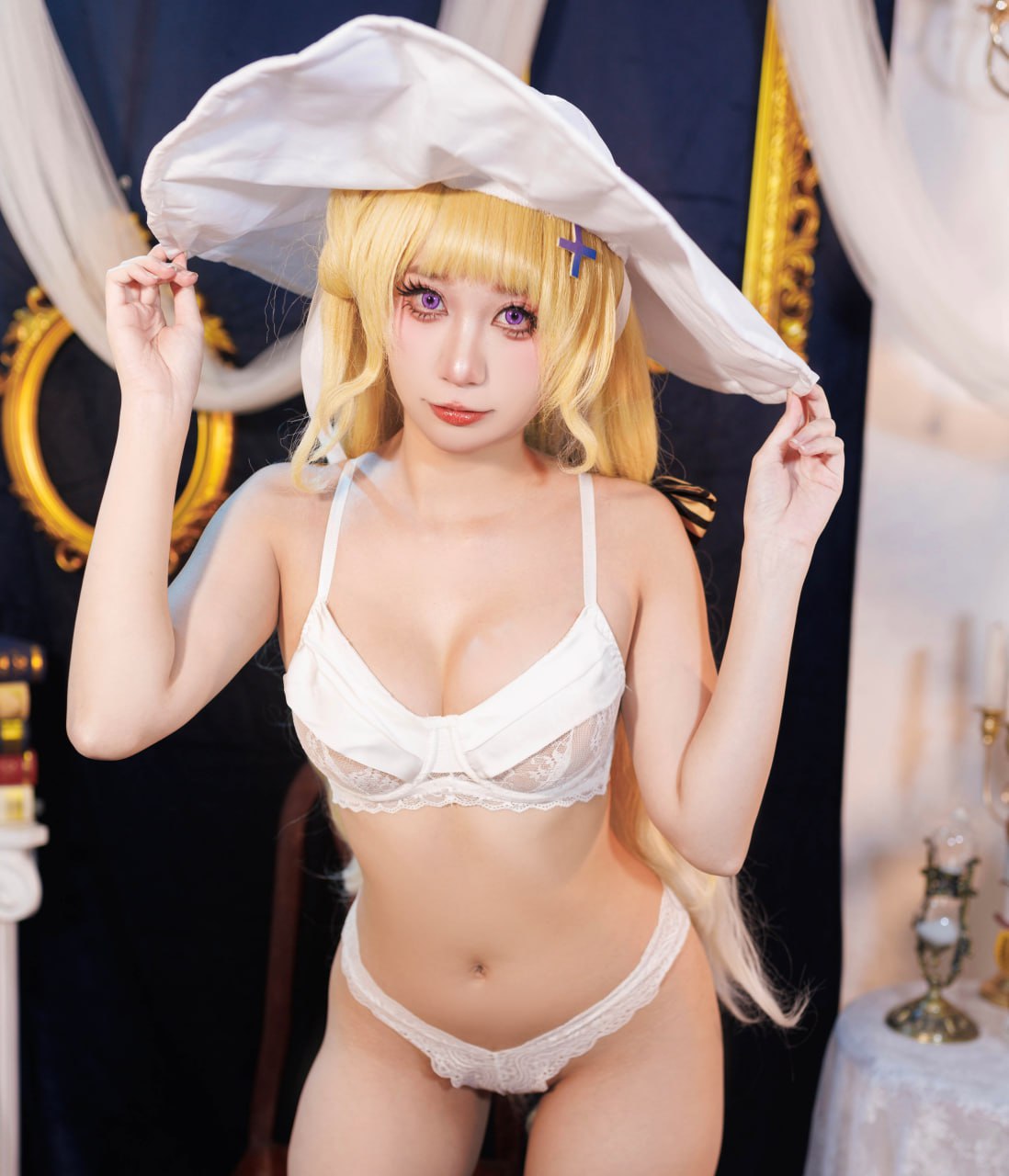 #Mizu   鸣潮 菲比 标签🏷 #全裸 #美腿 #Cosplay - 写真摄影作品第62张照片，photo 45451