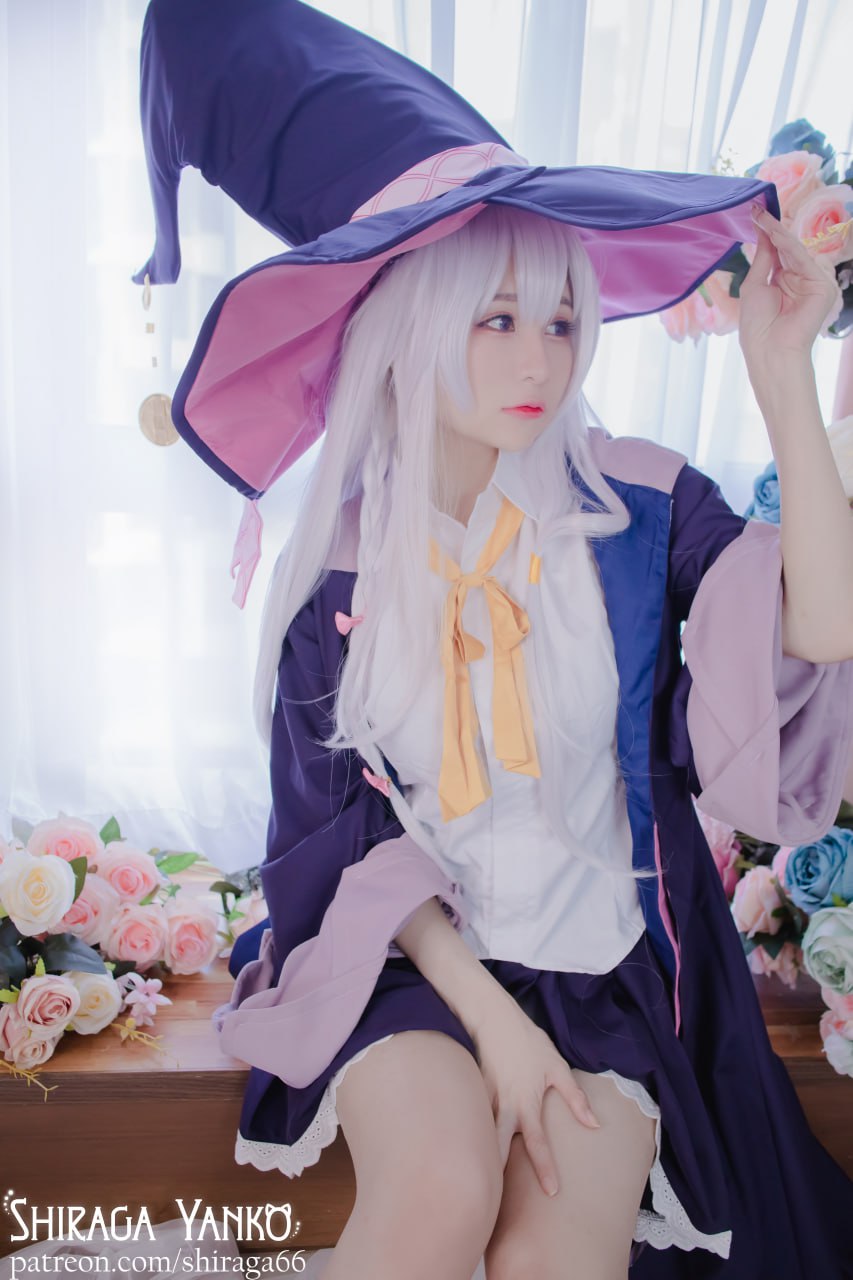 #Shiraga Yanko   魔女之旅 伊蕾娜 标签🏷 #粉嫩 #唯美 #Cosplay - 写真摄影作品第14张照片，photo 45523