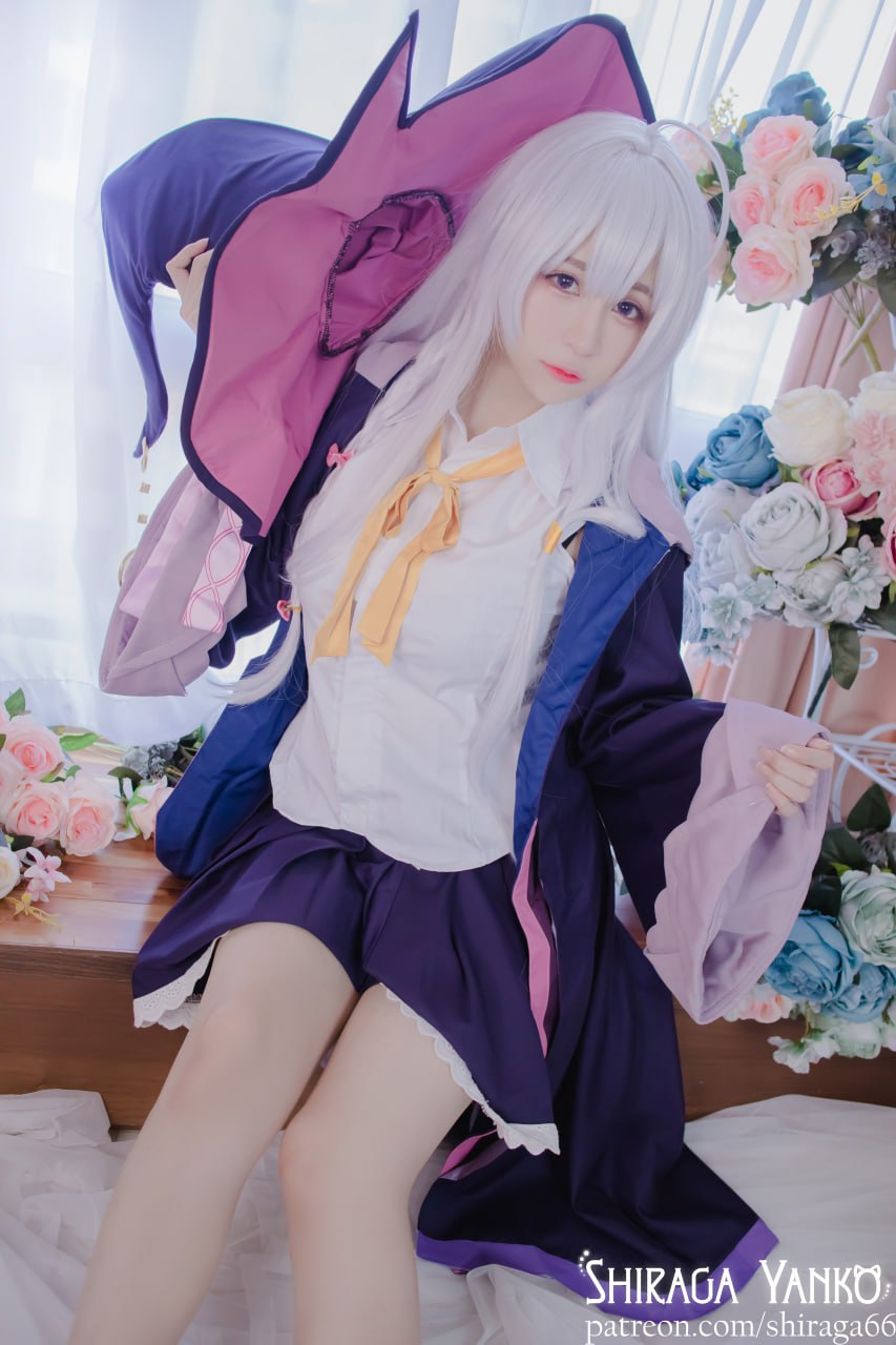 #Shiraga Yanko   魔女之旅 伊蕾娜 标签🏷 #粉嫩 #唯美 #Cosplay - 写真摄影作品第15张照片，photo 45524