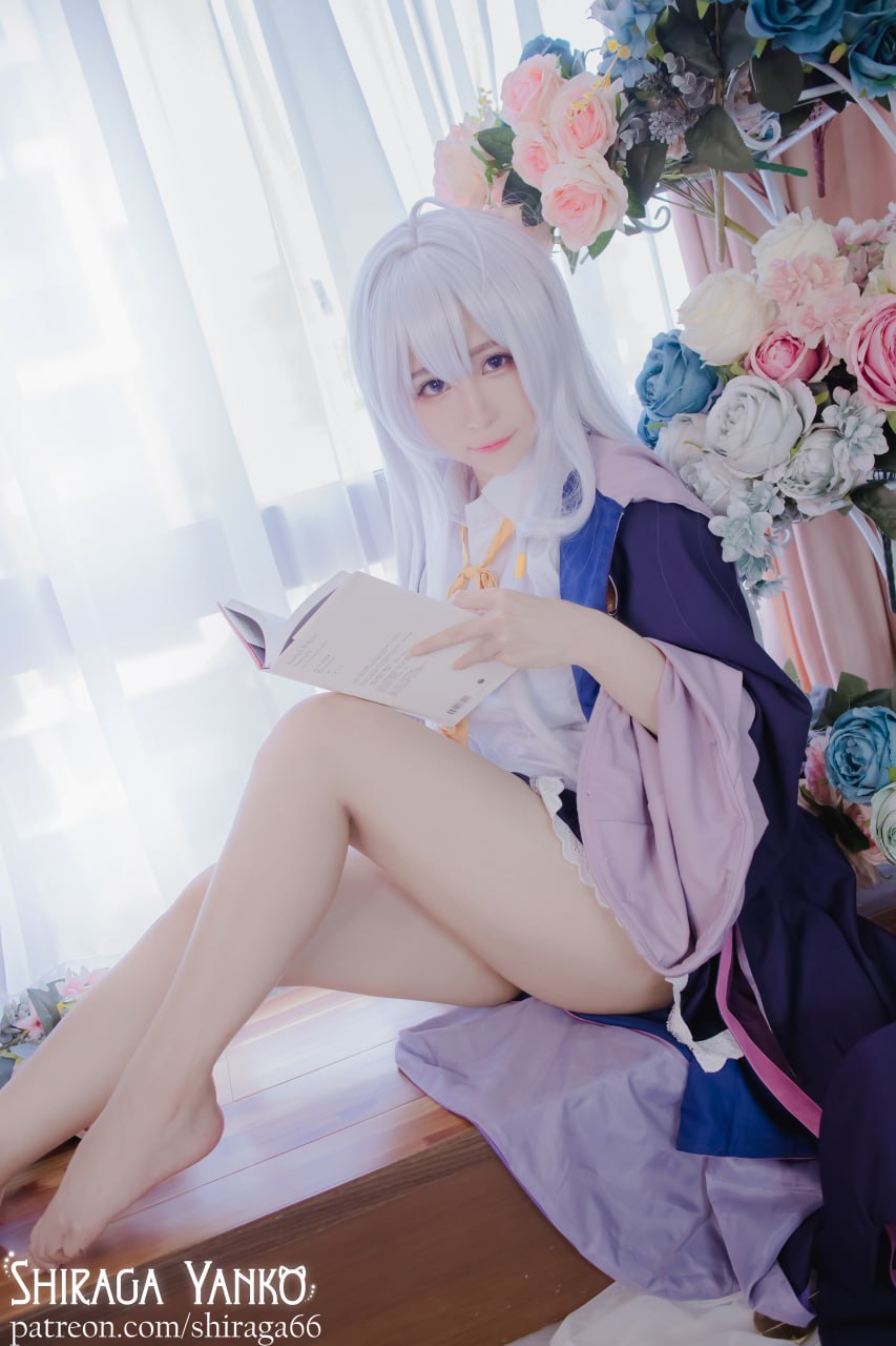 #Shiraga Yanko   魔女之旅 伊蕾娜 标签🏷 #粉嫩 #唯美 #Cosplay - 写真摄影作品第16张照片，photo 45525