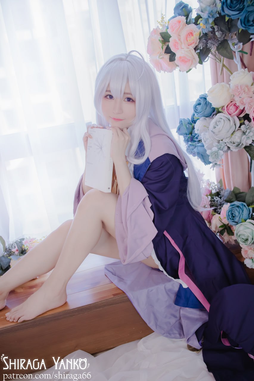 #Shiraga Yanko   魔女之旅 伊蕾娜 标签🏷 #粉嫩 #唯美 #Cosplay - 写真摄影作品第17张照片，photo 45526