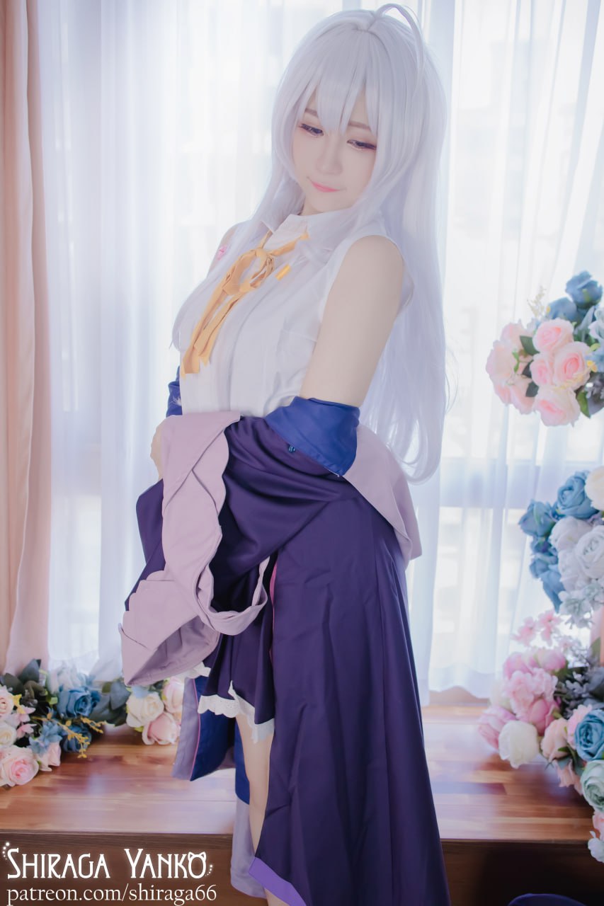 #Shiraga Yanko   魔女之旅 伊蕾娜 标签🏷 #粉嫩 #唯美 #Cosplay - 写真摄影作品第13张照片，photo 45527