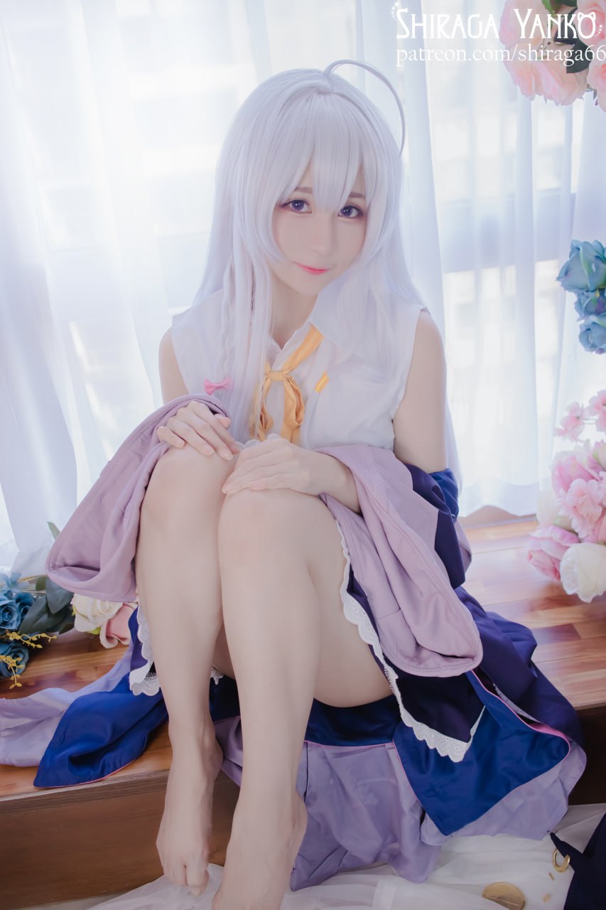 #Shiraga Yanko   魔女之旅 伊蕾娜 标签🏷 #粉嫩 #唯美 #Cosplay - 写真摄影作品第12张照片，photo 45528