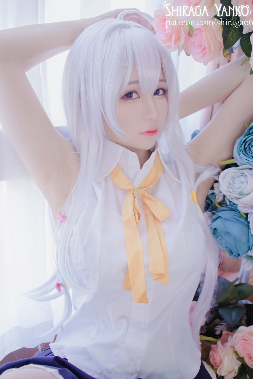 #Shiraga Yanko   魔女之旅 伊蕾娜 标签🏷 #粉嫩 #唯美 #Cosplay - 写真摄影作品第11张照片，photo 45529