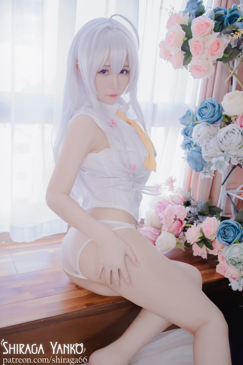 #Shiraga Yanko   魔女之旅 伊蕾娜 标签🏷 #粉嫩 #唯美 #Cosplay - 写真摄影作品第5张照片，photo 45535