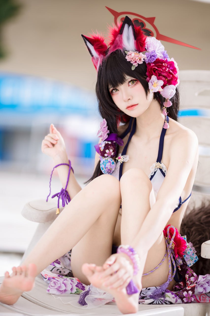 #九柒喵   蔚蓝档案 狐坂若藻 泳装 [23P 156.81 Mb] #20250816F - 写真摄影作品第1张照片，photo 82132