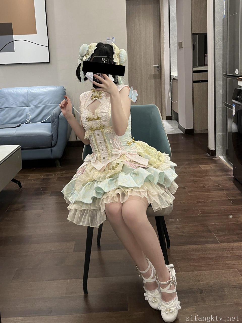 #猫屋少女   像梨子一样清甜 标签🏷 #萝莉 #自拍 #福利姬 - 写真摄影作品第23张照片，photo 45775