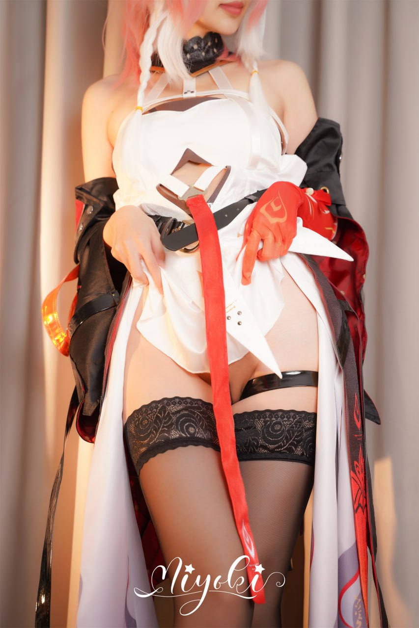 #铃木美咲   鸣潮 长离 标签🏷 #美腿 #黑丝 #福利姬 - 写真摄影作品第38张照片，photo 45546