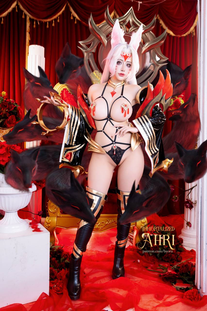 #Byoru Ahri Immortalized [54P,16V 2.48Gb] 标签🏷️#蜜桃臀 #巨乳 #肥鲍 - 写真摄影作品第39张照片，photo 32201