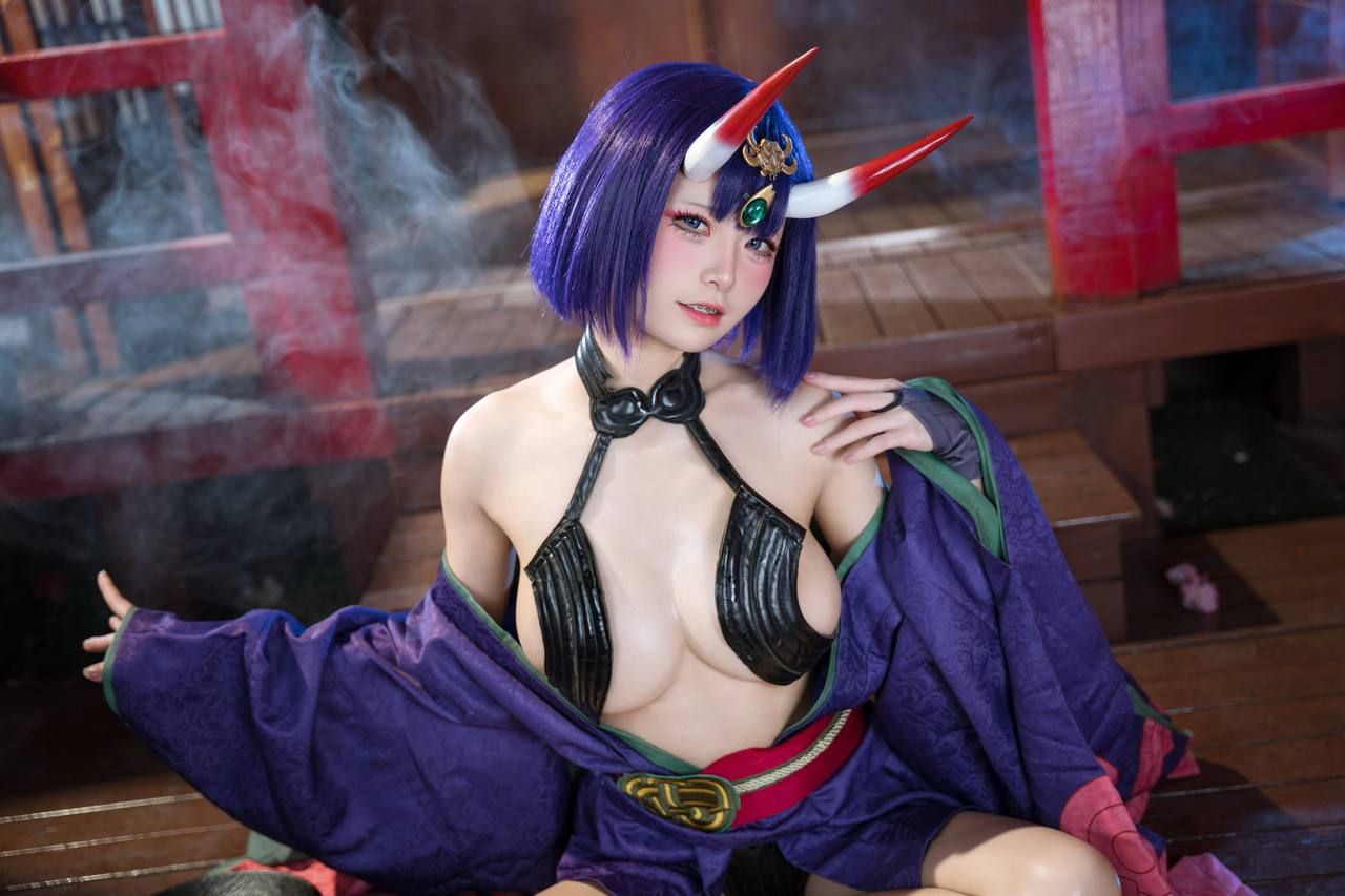 #九柒喵 No.030 – 酒吞童子 原皮 [92P 805Mb] 标签🏷️#爆乳 #粉足 #萝莉 - 写真摄影作品第88张照片，photo 32103