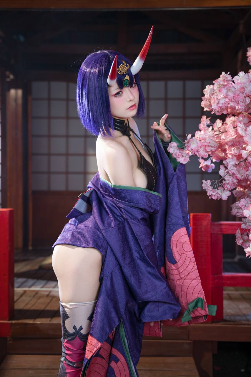 #九柒喵 No.030 – 酒吞童子 原皮 [92P 805Mb] 标签🏷️#爆乳 #粉足 #萝莉 - 写真摄影作品第87张照片，photo 32104