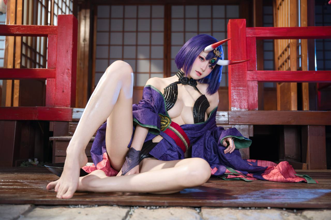 #九柒喵 No.030 – 酒吞童子 原皮 [92P 805Mb] 标签🏷️#爆乳 #粉足 #萝莉 - 写真摄影作品第85张照片，photo 32105