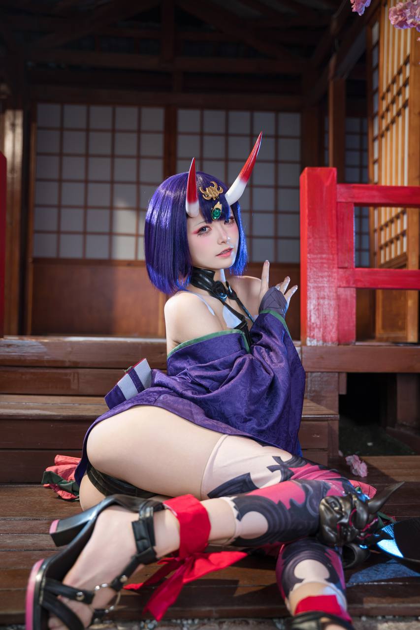 #九柒喵 No.030 – 酒吞童子 原皮 [92P 805Mb] 标签🏷️#爆乳 #粉足 #萝莉 - 写真摄影作品第83张照片，photo 32106