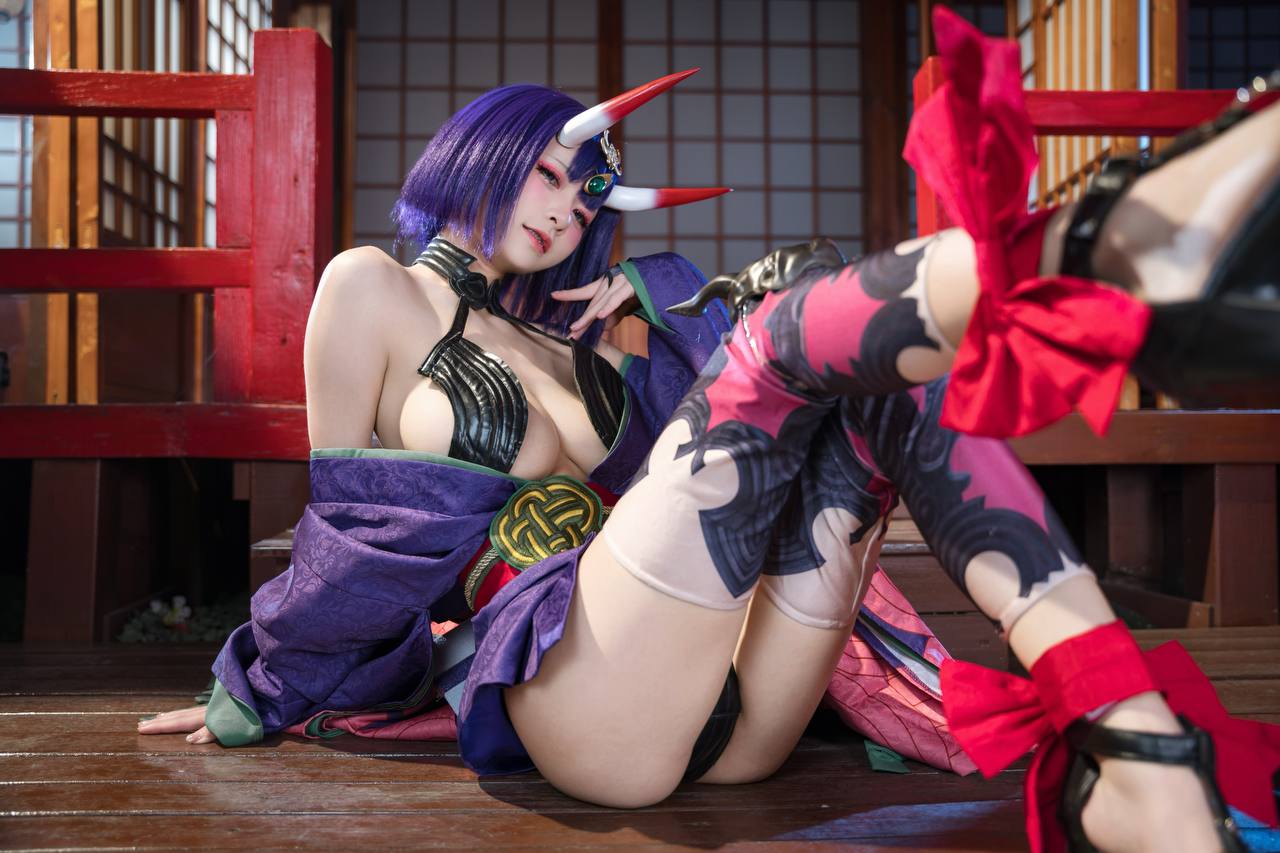 #九柒喵 No.030 – 酒吞童子 原皮 [92P 805Mb] 标签🏷️#爆乳 #粉足 #萝莉 - 写真摄影作品第81张照片，photo 32108