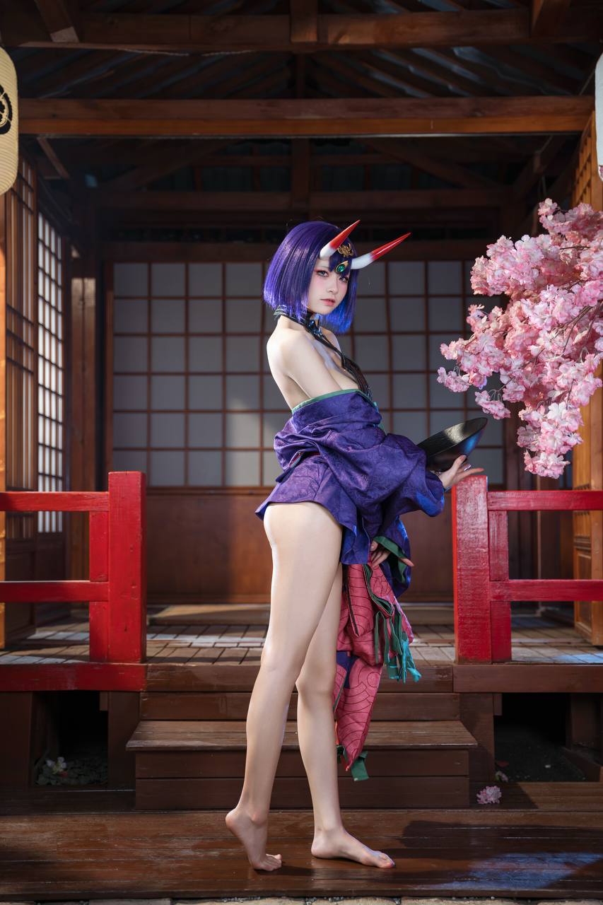 #九柒喵 No.030 – 酒吞童子 原皮 [92P 805Mb] 标签🏷️#爆乳 #粉足 #萝莉 - 写真摄影作品第79张照片，photo 32111
