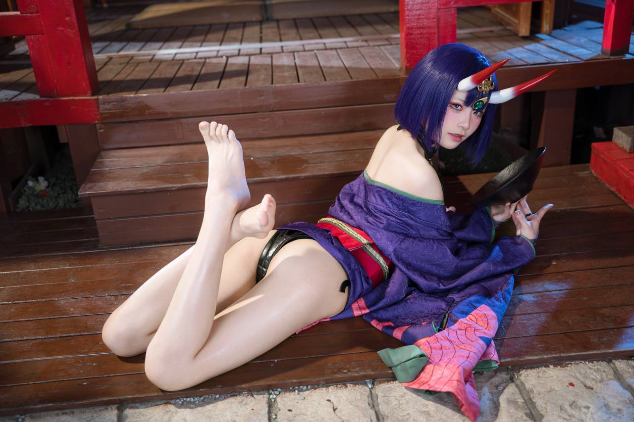 #九柒喵 No.030 – 酒吞童子 原皮 [92P 805Mb] 标签🏷️#爆乳 #粉足 #萝莉 - 写真摄影作品第78张照片，photo 32113