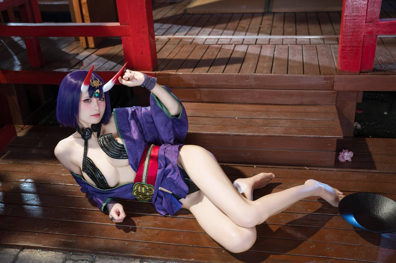 #九柒喵 No.030 – 酒吞童子 原皮 [92P 805Mb] 标签🏷️#爆乳 #粉足 #萝莉 - 写真摄影作品第76张照片，photo 32115