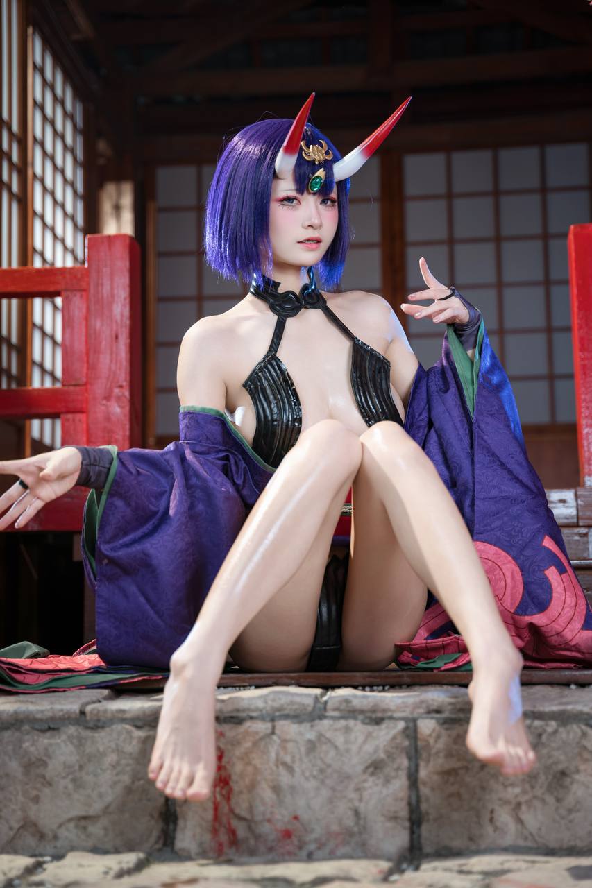 #九柒喵 No.030 – 酒吞童子 原皮 [92P 805Mb] 标签🏷️#爆乳 #粉足 #萝莉 - 写真摄影作品第74张照片，photo 32117
