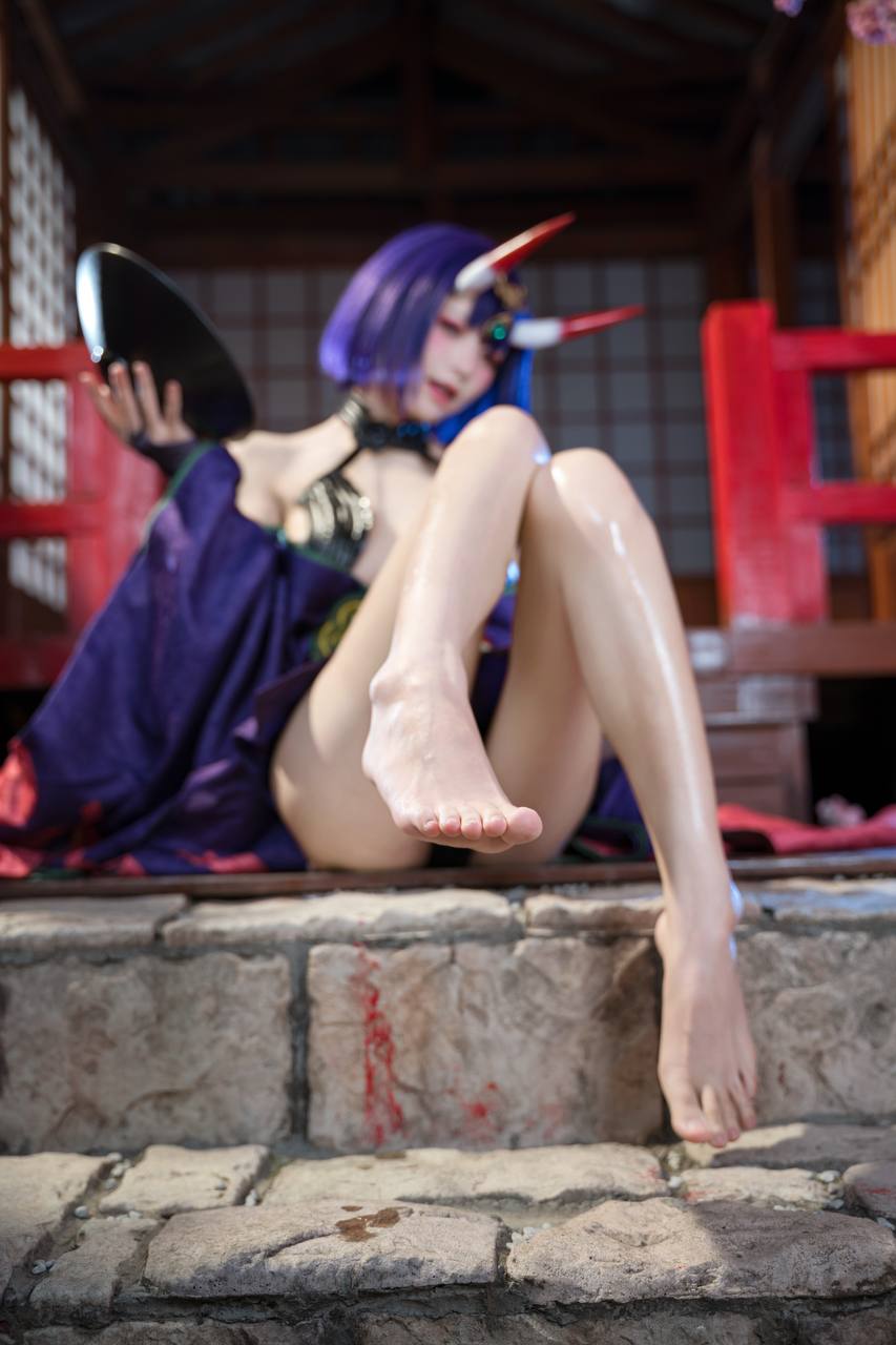 #九柒喵 No.030 – 酒吞童子 原皮 [92P 805Mb] 标签🏷️#爆乳 #粉足 #萝莉 - 写真摄影作品第72张照片，photo 32118