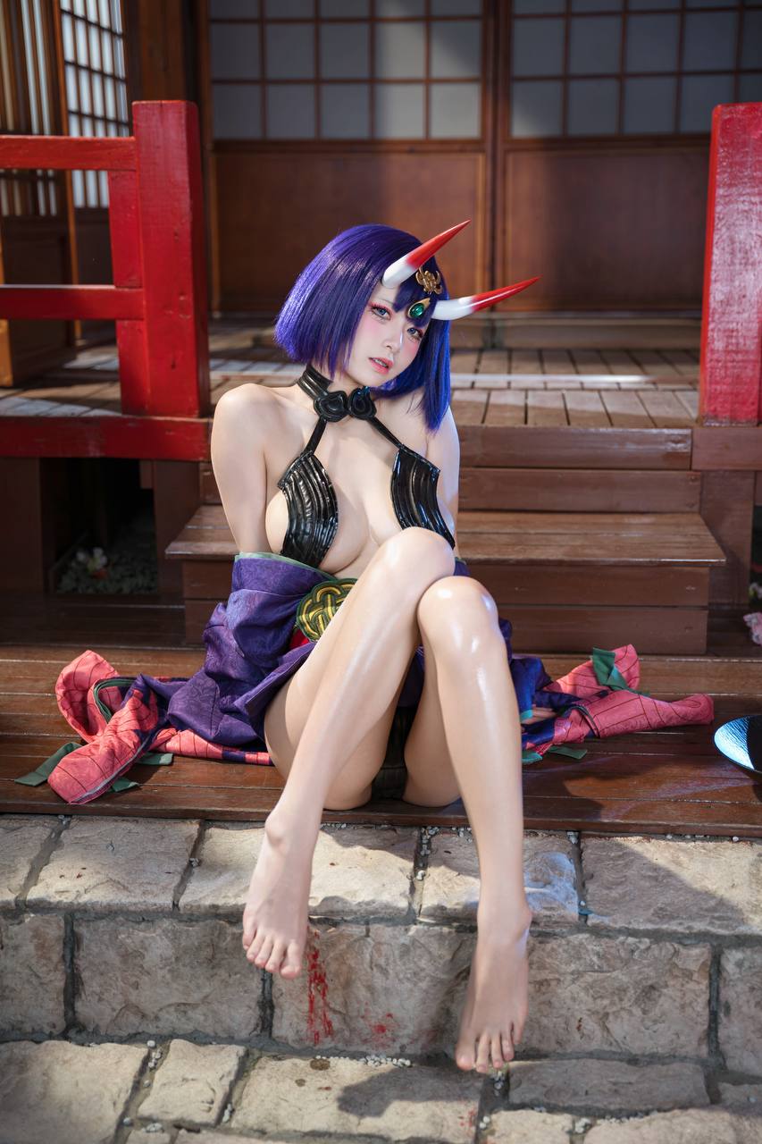 #九柒喵 No.030 – 酒吞童子 原皮 [92P 805Mb] 标签🏷️#爆乳 #粉足 #萝莉 - 写真摄影作品第67张照片，photo 32123