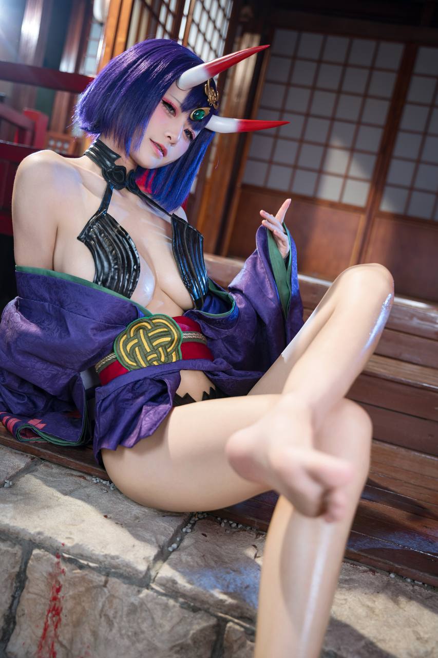 #九柒喵 No.030 – 酒吞童子 原皮 [92P 805Mb] 标签🏷️#爆乳 #粉足 #萝莉 - 写真摄影作品第66张照片，photo 32124