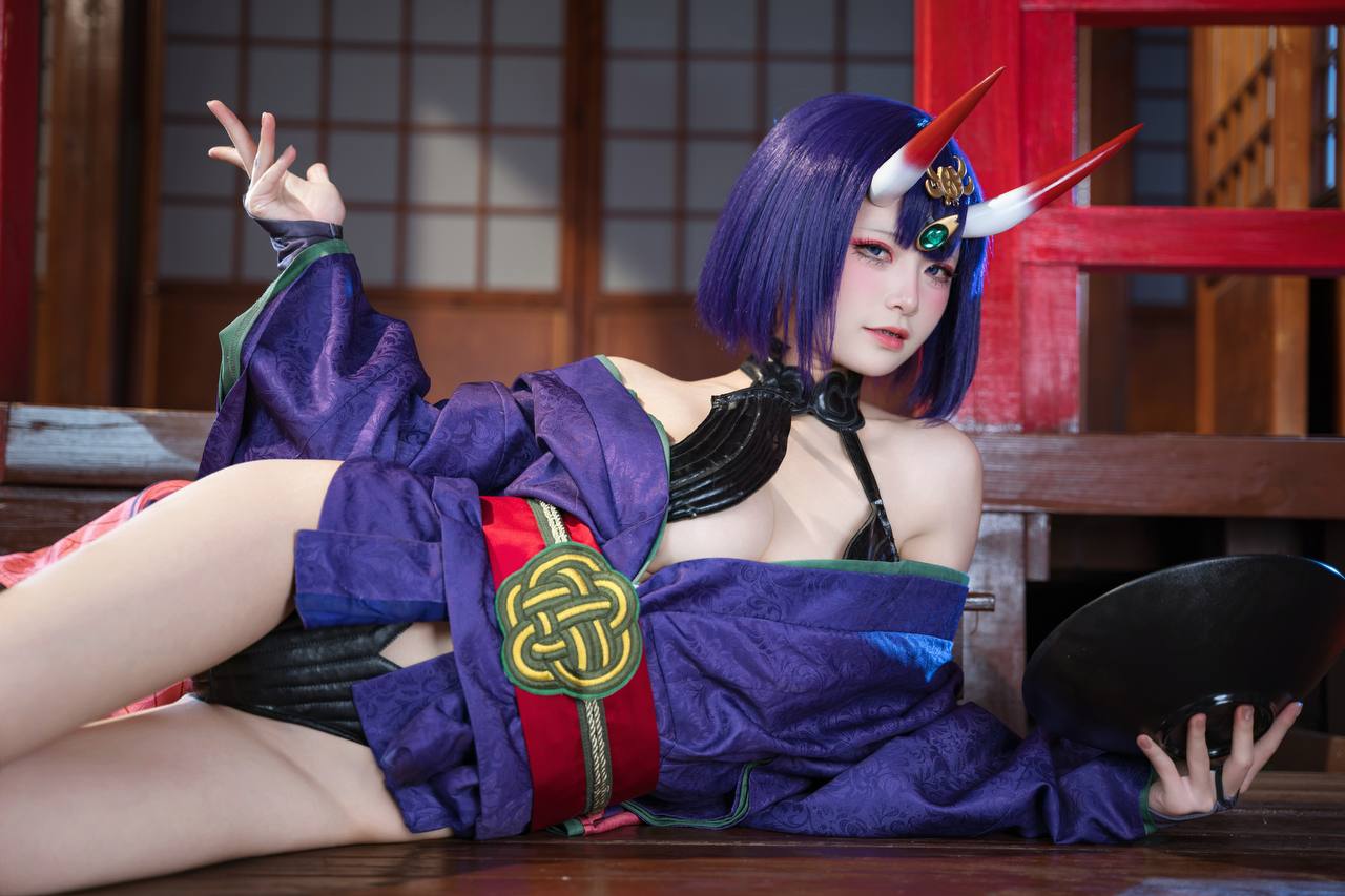 #九柒喵 No.030 – 酒吞童子 原皮 [92P 805Mb] 标签🏷️#爆乳 #粉足 #萝莉 - 写真摄影作品第63张照片，photo 32125