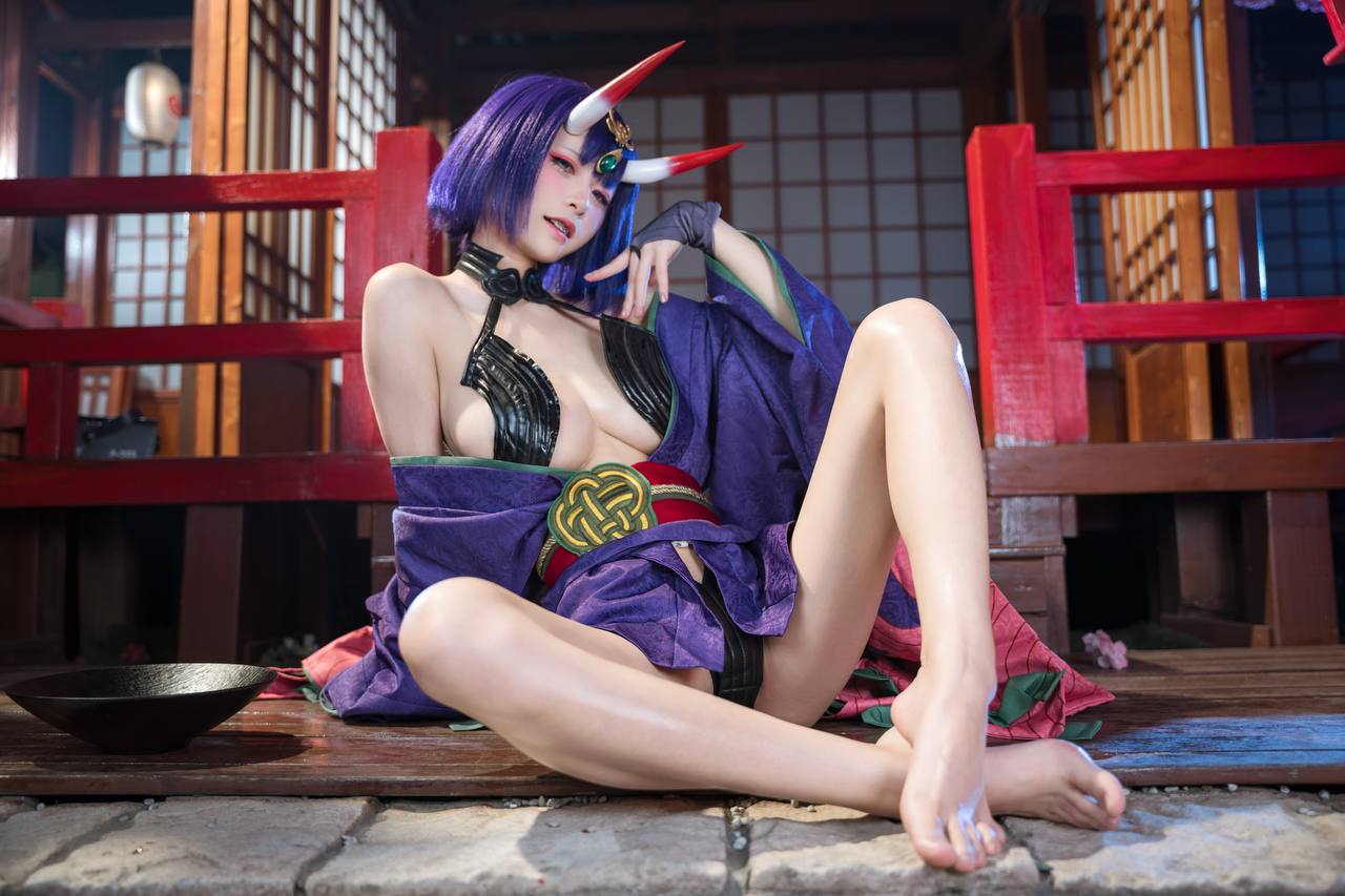 #九柒喵 No.030 – 酒吞童子 原皮 [92P 805Mb] 标签🏷️#爆乳 #粉足 #萝莉 - 写真摄影作品第64张照片，photo 32126