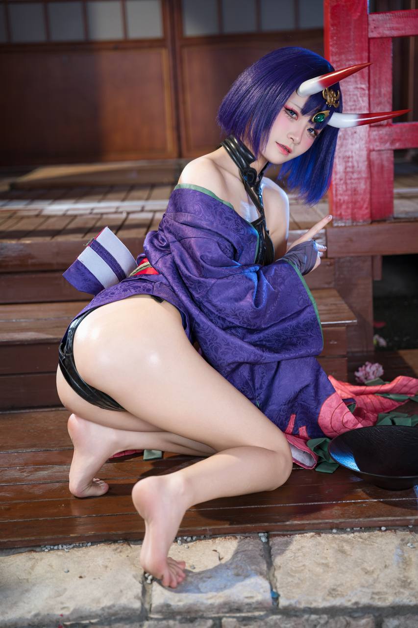 #九柒喵 No.030 – 酒吞童子 原皮 [92P 805Mb] 标签🏷️#爆乳 #粉足 #萝莉 - 写真摄影作品第60张照片，photo 32128