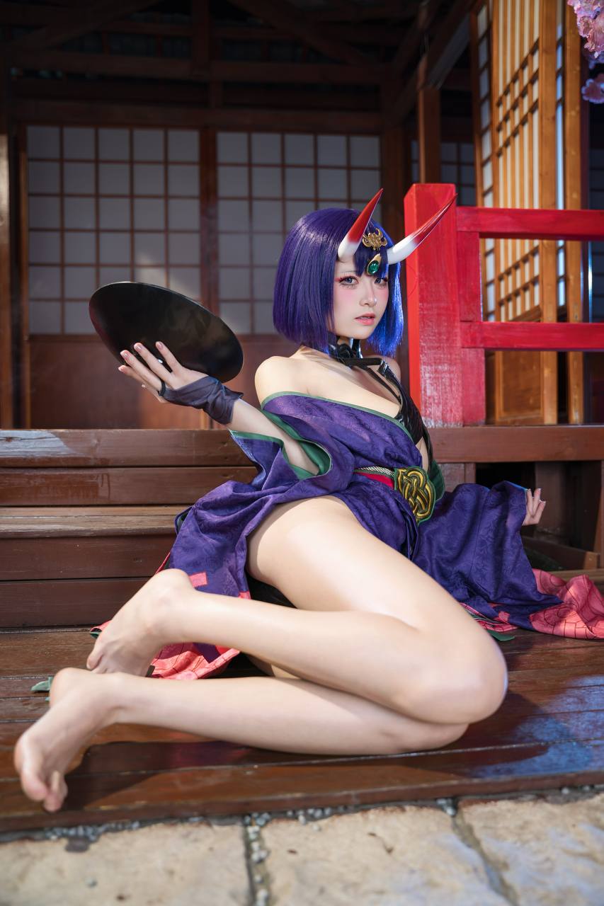 #九柒喵 No.030 – 酒吞童子 原皮 [92P 805Mb] 标签🏷️#爆乳 #粉足 #萝莉 - 写真摄影作品第61张照片，photo 32129