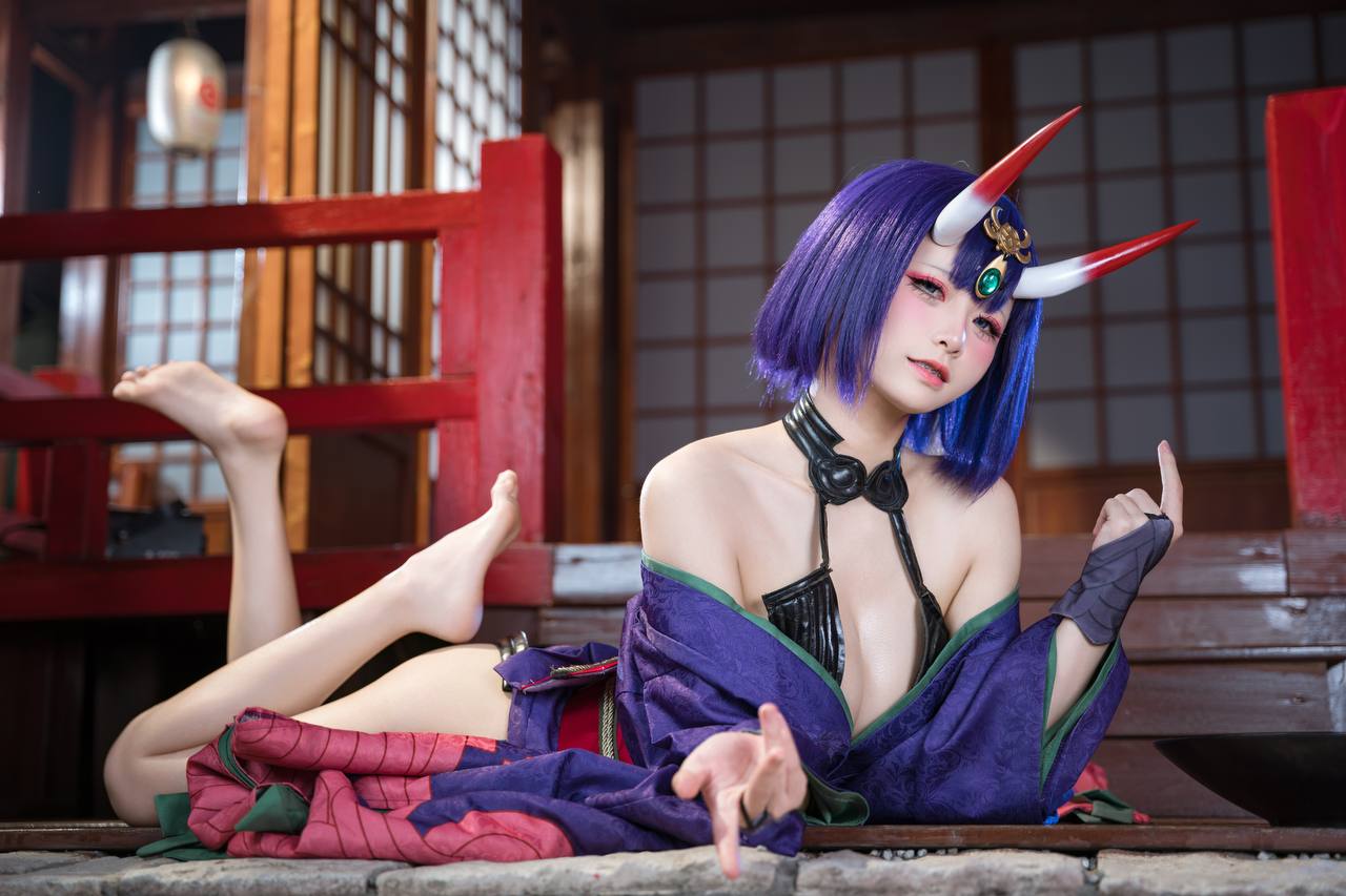 #九柒喵 No.030 – 酒吞童子 原皮 [92P 805Mb] 标签🏷️#爆乳 #粉足 #萝莉 - 写真摄影作品第62张照片，photo 32130