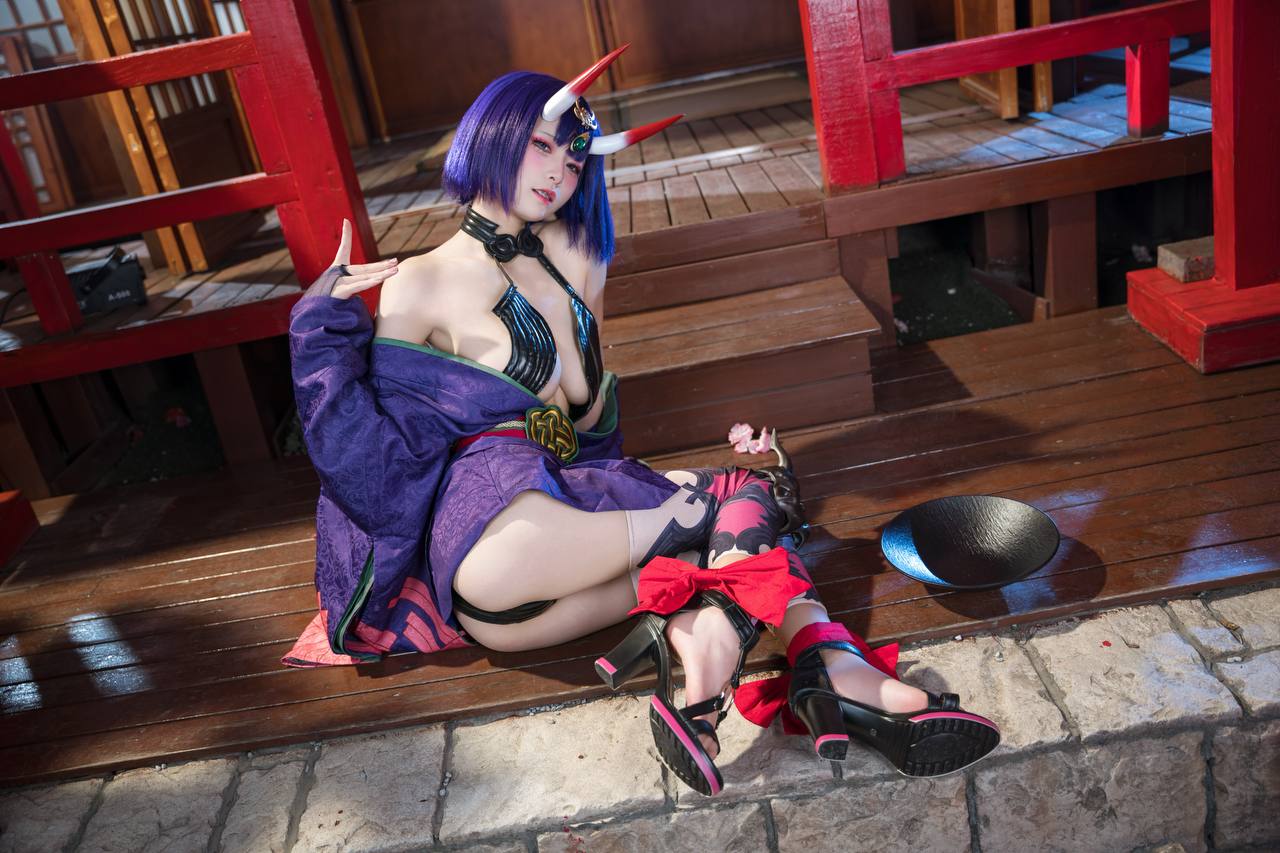 #九柒喵 No.030 – 酒吞童子 原皮 [92P 805Mb] 标签🏷️#爆乳 #粉足 #萝莉 - 写真摄影作品第58张照片，photo 32131