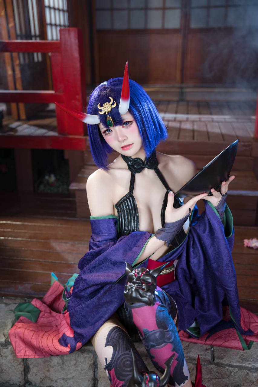 #九柒喵 No.030 – 酒吞童子 原皮 [92P 805Mb] 标签🏷️#爆乳 #粉足 #萝莉 - 写真摄影作品第37张照片，photo 32155