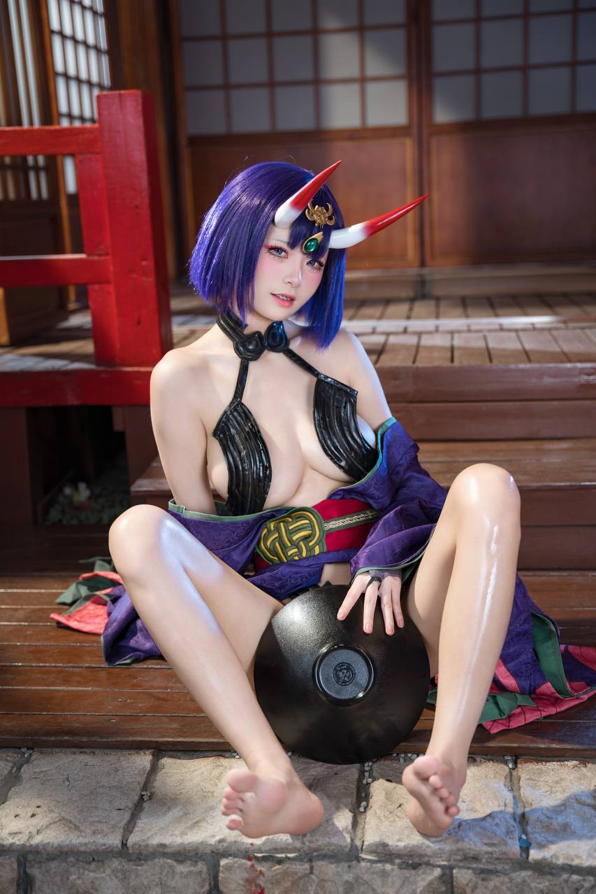 #九柒喵 No.030 – 酒吞童子 原皮 [92P 805Mb] 标签🏷️#爆乳 #粉足 #萝莉 - 写真摄影作品第32张照片，photo 32158