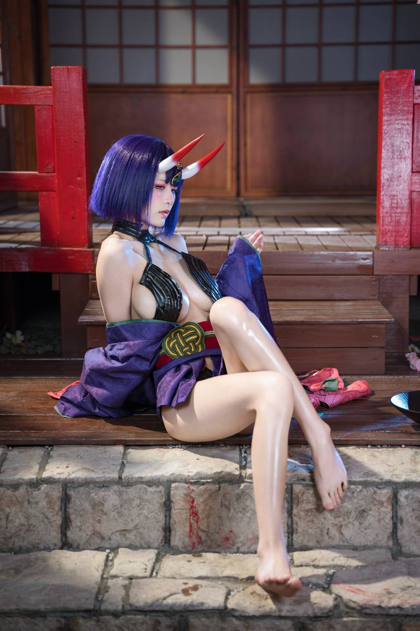 #九柒喵 No.030 – 酒吞童子 原皮 [92P 805Mb] 标签🏷️#爆乳 #粉足 #萝莉 - 写真摄影作品第30张照片，photo 32159