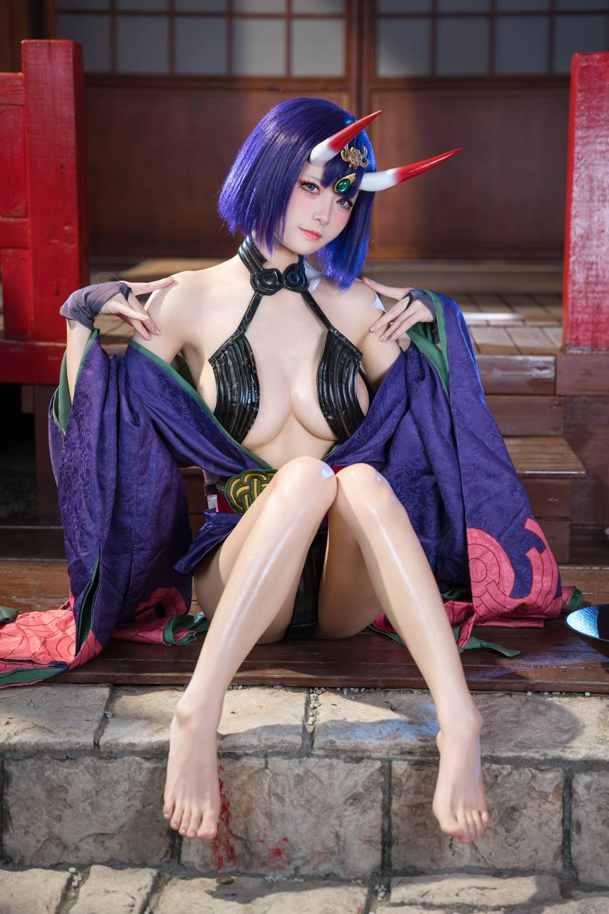 #九柒喵 No.030 – 酒吞童子 原皮 [92P 805Mb] 标签🏷️#爆乳 #粉足 #萝莉 - 写真摄影作品第31张照片，photo 32160