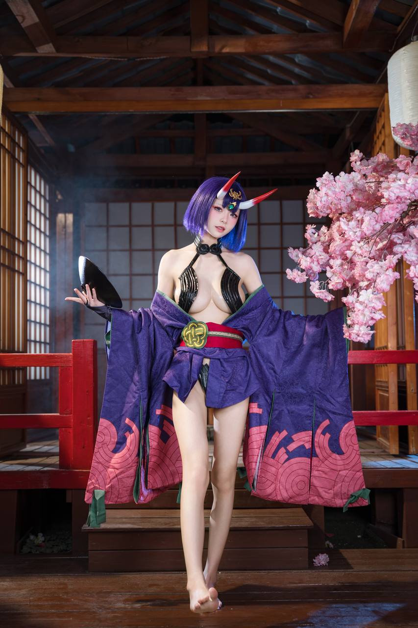 #九柒喵 No.030 – 酒吞童子 原皮 [92P 805Mb] 标签🏷️#爆乳 #粉足 #萝莉 - 写真摄影作品第28张照片，photo 32162