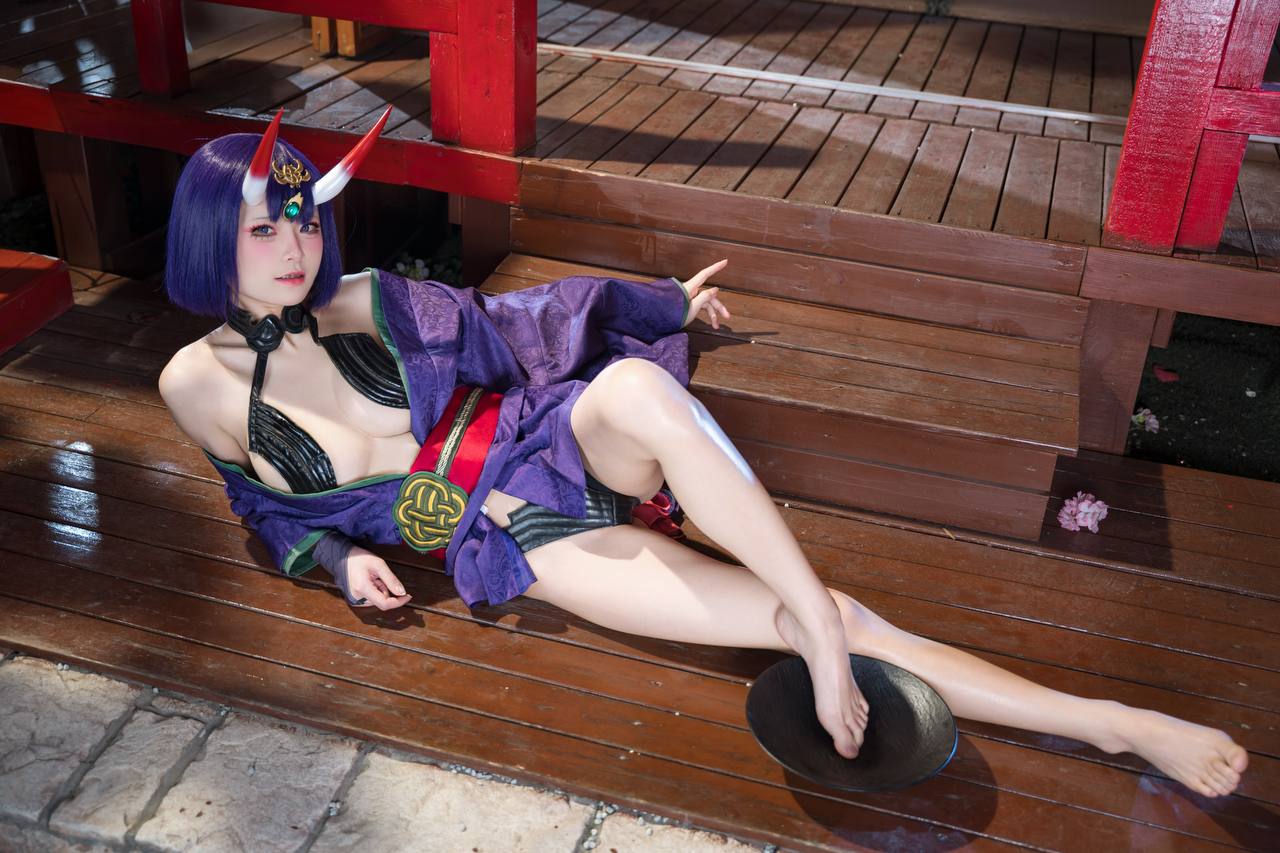 #九柒喵 No.030 – 酒吞童子 原皮 [92P 805Mb] 标签🏷️#爆乳 #粉足 #萝莉 - 写真摄影作品第9张照片，photo 32180