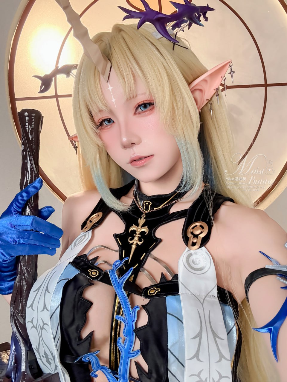 #咬一口兔娘Ovo   鸣潮 卡提希娅 标签🏷 #御姐 #粉嫩 #福利姬 - 写真摄影作品第14张照片，photo 46675