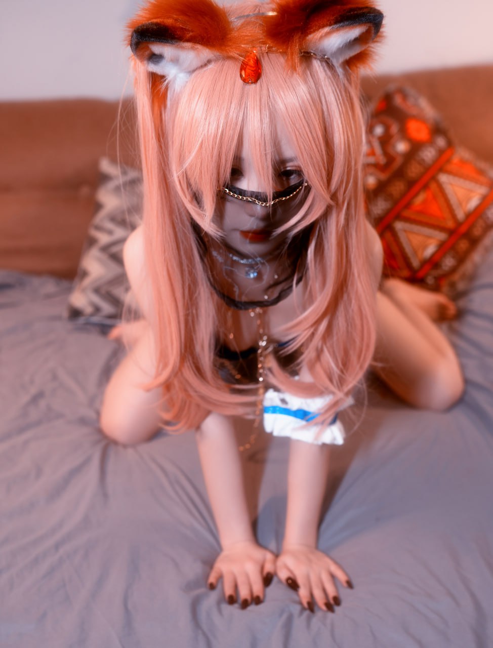 #晕崽Zz   Fategrand Order 玉藻前 标签🏷 #异域风 #兽耳 #美腿 - 写真摄影作品第32张照片，photo 46552