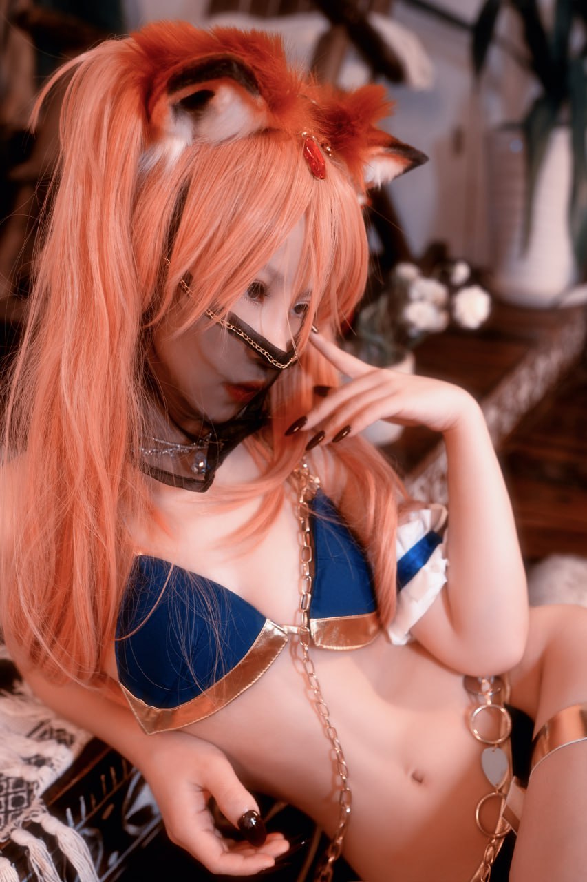 #晕崽Zz   Fategrand Order 玉藻前 标签🏷 #异域风 #兽耳 #美腿 - 写真摄影作品第11张照片，photo 46575